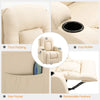 Poltrona Massaggiante a 8 Punti Reclinabile con Portabicchieri e Telecomando, 85x94x104 cm, Beige SD6700-050V92CWSD6