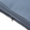 Set 4 Pezzi Salotto da Esterni con 2 Sedie, Divano e Tavolino Mobili da Giardino in Rattan e Acciaio Nero 860-092