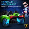 Macchina Elettrica per Bambini Lamborghini Veneno 12V con Telecomando, Età 3-6 Anni, Verde FG4370-279V90GNFG4