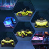 Lamborghini Macchina Elettrica per Bambini 12V con Fari e Musica, Telecomando e Velocità 3-5km/h, Età 3-5 Anni, 108x62x40cm, Verde NB9370-171V90GNNB9
