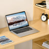 Scrivania Computer con Libreria Salvaspazio, Tavolo da Pranzo per Ufficio e Studio in Truciolato 120x55x120 cm RE1836-069RE1
