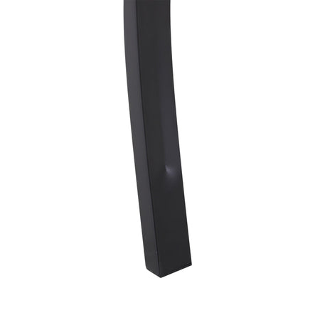 Panchina da Esterno a 2 Posti , Panchina da Giardino Design Floreale Ergonomica con Braccioli in Metallo Nero, 129x50x91cm 84B-284