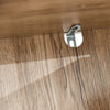 Mobiletto Salvaspazio per Bagno in Legno, Mobile da Bagno con 2 Armadietti e 6 Ripiani, Grigio e Rovere, Design a Torre 30 x 24 x 170cm QS5834-240QS5