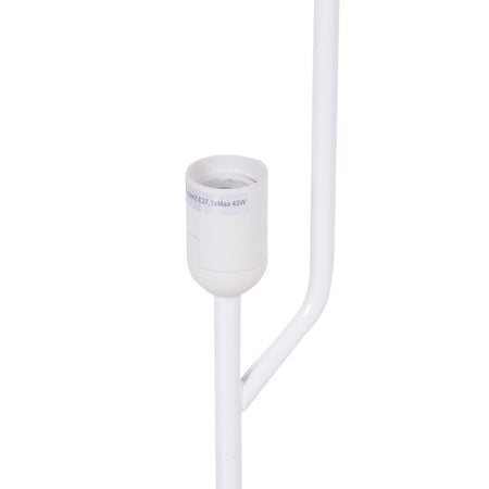 Lampada da Terra con Piantana in Tessuto, Bianco YH8B31-019YH8