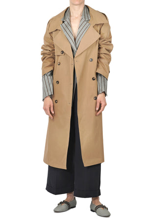 LA FEMME BLANCHE La Femme Blanche - Trench - 451448 - Cammello da donna