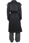 LA FEMME BLANCHE La Femme Blanche - Trench - 461448 - Nero da donna