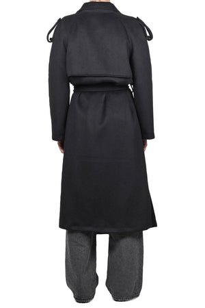 LA FEMME BLANCHE La Femme Blanche - Trench - 461448 - Nero da donna