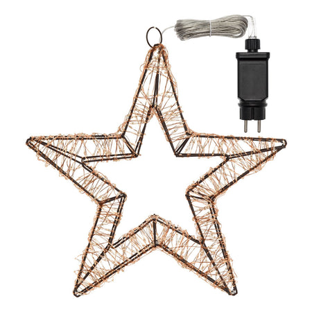 Stella di Natale luminosa a luce calda con effetto "Flashled Diamond" decorazione natalizia