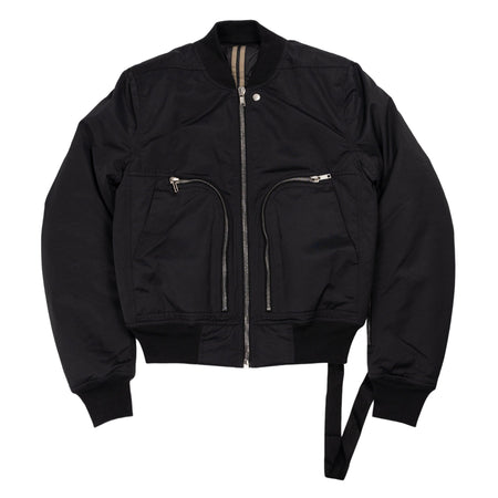 RICK OWENS DRKSHDW Bauhaus Flight Bomber in Black da uomo