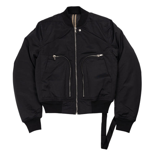 RICK OWENS DRKSHDW Bauhaus Flight Bomber in Black da uomo