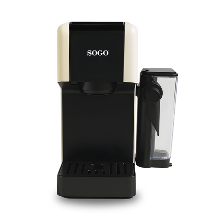 Macchina Caffè Espresso Multicapsula 4in1 con Cappuccinatore 20 Bar 1400W | Compatibile Nespresso Dolce Gusto Cialde e Polvere