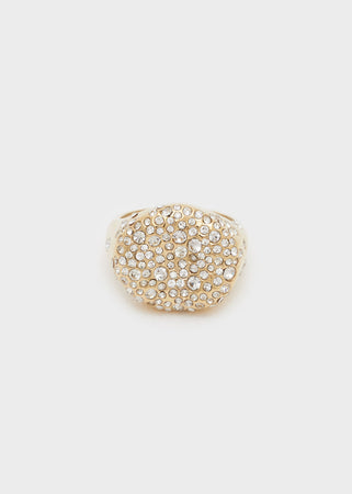 Anello linda con pietre acc.inos oro