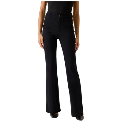 Guess pantalone flare nero CHRISSY W5BB16KCMU2JBLK
