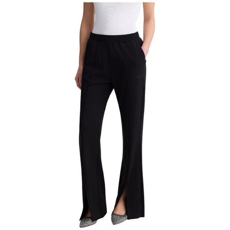 Liu Jo pantaloni flare neri in jersey TA5147J5942 22222 Pantaloni Liu Jo