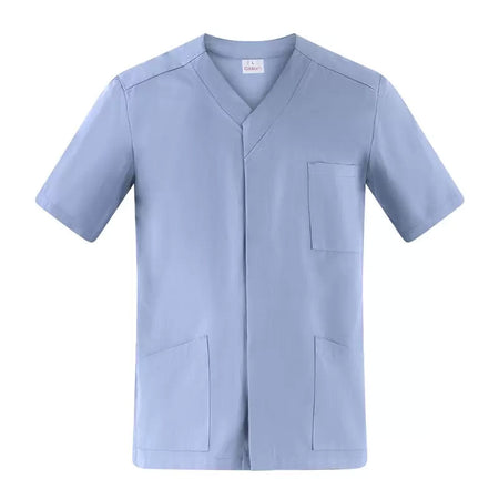 Casacca Franco Azzurro Casacca Uomo Manica Corta Medicale