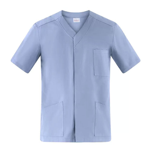 Casacca Franco Azzurro Casacca Uomo Manica Corta Medicale