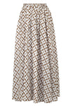 NIU - Gonna - 450206 - Bianco/Tabacco da donna