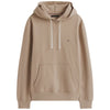 Tommy hilfiger felpa taupe con cappuccio MW0MW39997AFE