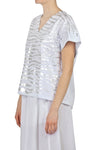 8PM 8pm - T-shirt - 450722 - Bianco/Argento da donna