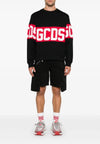GCDS FELPA BAND LOGO CREWNECK da uomo