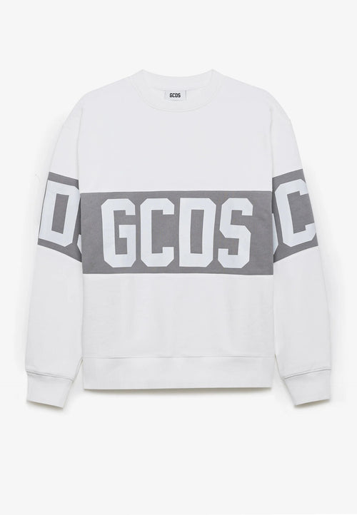 GCDS FELPA BAND LOGO CREWNECK da uomo