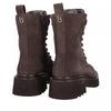 ToscaBlu Donna Stivaletto Lea in suede con maxi accessorio colore testa di moro