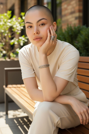 Elegante set da donna composto da: ? Anello misura 19 mm placcato oro bianco, con pietra zirconia sintetica incastonata al centro – luminoso e raffinato, ideale per aggiungere un tocco chic a ogni look. ? Bracciale intrecciato stile hip hop da 20 cm, d