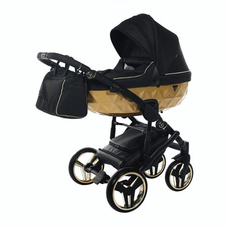 Diamond Mirror Satin V2 2 in 1 Nero Navicella Oro Telaio Nero