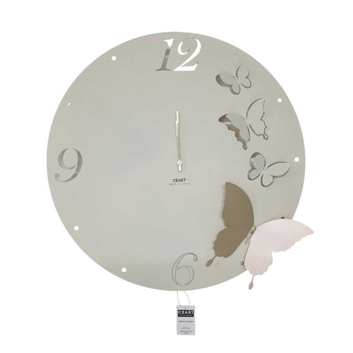 Orologio Ceart 3D Farfalle in Danza  Metallo