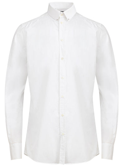 Dolce & Gabbana Camicia logo DG in cotone da uomo