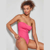 Costume Intero Gisela Tinta Unita Staccabile Donna