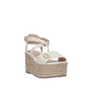 Liujo Donna Sandali con zeppa in pelle