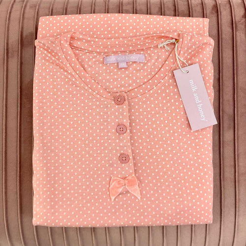 Pigiama Autunno/Inverno Donna Milk And Honey Bekind Cotone