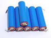 Super Kit 6x Pile Batterie 18650 Ioni di Litio Ricaricabili 3.7V 4800mAh - Con Linguette e Paglietta per Saldare