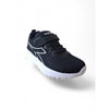 Diadora Evo Run 101.182001 – Sneakers Bambino Nero Bianco | Velcro e Laccio Elastico | Taglie 28-35