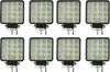 8X-48W-LED-LUCE-FARO-12v-24V-LAMPADA-LAVORO-FARETTO-AUTO-BARCA-CAMION-KLW-SUV