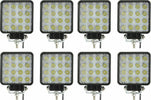 8X-48W-LED-LUCE-FARO-12v-24V-LAMPADA-LAVORO-FARETTO-AUTO-BARCA-CAMION-KLW-SUV
