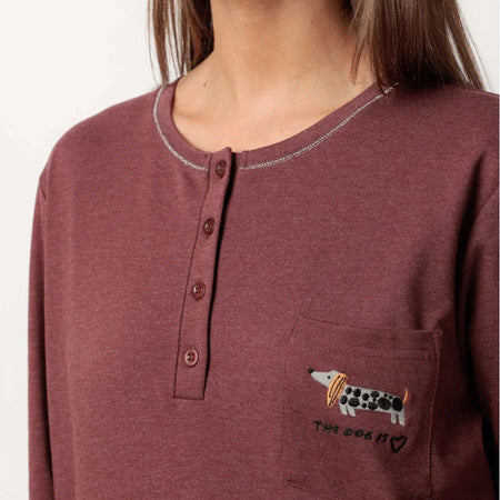 Admas Pigiama da Donna in Caldo Cotone 63622 2510S30