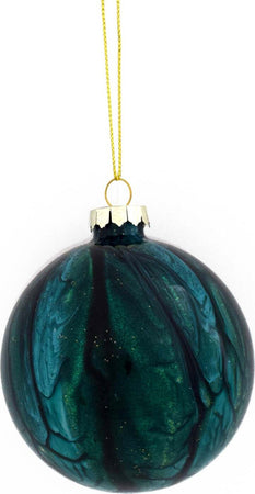 9 palline natalizie in Vetro Verde marmorizzata da Ø 10 cm, Pendaglio decorato Casa e cucina/Decorazioni per interni/Addobbi e decorazioni per ricorrenze/Decorazioni natalizie/Addobbi e decorazioni/Palle e palline MagiediNatale.it - Altamura, Commerciovirtuoso.it