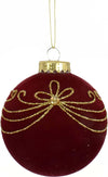 9 palline per albero di natale in velluto Bordeaux da Ø 10 cm pendaglio decorato Casa e cucina/Decorazioni per interni/Addobbi e decorazioni per ricorrenze/Decorazioni natalizie/Addobbi e decorazioni/Palle e palline MagiediNatale.it - Altamura, Commerciovirtuoso.it