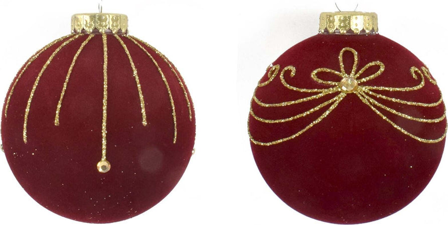 9 palline per albero di natale in velluto Bordeaux da Ø 10 cm pendaglio decorato Casa e cucina/Decorazioni per interni/Addobbi e decorazioni per ricorrenze/Decorazioni natalizie/Addobbi e decorazioni/Palle e palline MagiediNatale.it - Altamura, Commerciovirtuoso.it