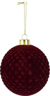 9 palline per albero di natale in velluto Bordeaux da Ø 10 cm pendaglio Tinta Unita Casa e cucina/Decorazioni per interni/Addobbi e decorazioni per ricorrenze/Decorazioni natalizie/Addobbi e decorazioni/Palle e palline MagiediNatale.it - Altamura, Commerciovirtuoso.it