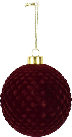 9 palline per albero di natale in velluto Bordeaux da Ø 10 cm pendaglio Tinta Unita Casa e cucina/Decorazioni per interni/Addobbi e decorazioni per ricorrenze/Decorazioni natalizie/Addobbi e decorazioni/Palle e palline MagiediNatale.it - Altamura, Commerciovirtuoso.it