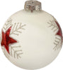 9 Palline per albero di natale in vetro bianco ed rosso da Ø 10 cm pendaglio decorato Casa e cucina/Decorazioni per interni/Addobbi e decorazioni per ricorrenze/Decorazioni natalizie/Addobbi e decorazioni/Palle e palline MagiediNatale.it - Altamura, Commerciovirtuoso.it