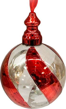 9 palline per albero di natale in vetro Trasparente ed Rosso da Ø 10 cm pendaglio decorato Casa e cucina/Decorazioni per interni/Addobbi e decorazioni per ricorrenze/Decorazioni natalizie/Addobbi e decorazioni/Palle e palline MagiediNatale.it - Altamura, Commerciovirtuoso.it