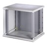 Armadio Rack 19'' a muro 10 unità sezione unica prof. 500mm Nero