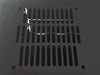 Armadio Rack 19'' a Muro 12 Unità P.600 mm Flat Pack Nero