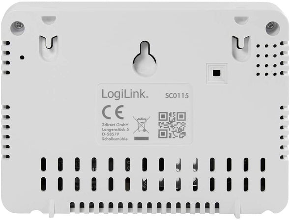 Misuratore di CO2 5000ppm con Allarme Indicatore Temperatura e Umidità
