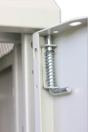 Armadio Rack 19'' a muro 20 unità sezione unica prof. 600mm Grigio
