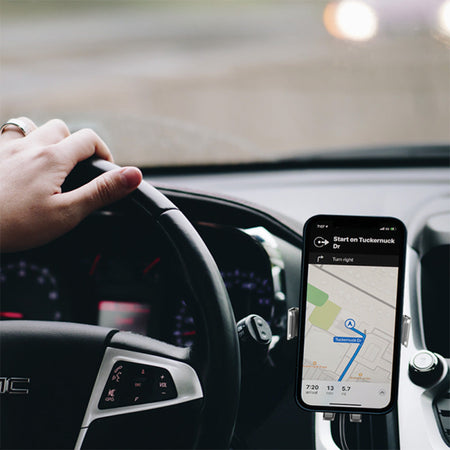 Supporto da Auto Ricarica Wireless per Smartphone da Presa d'aria